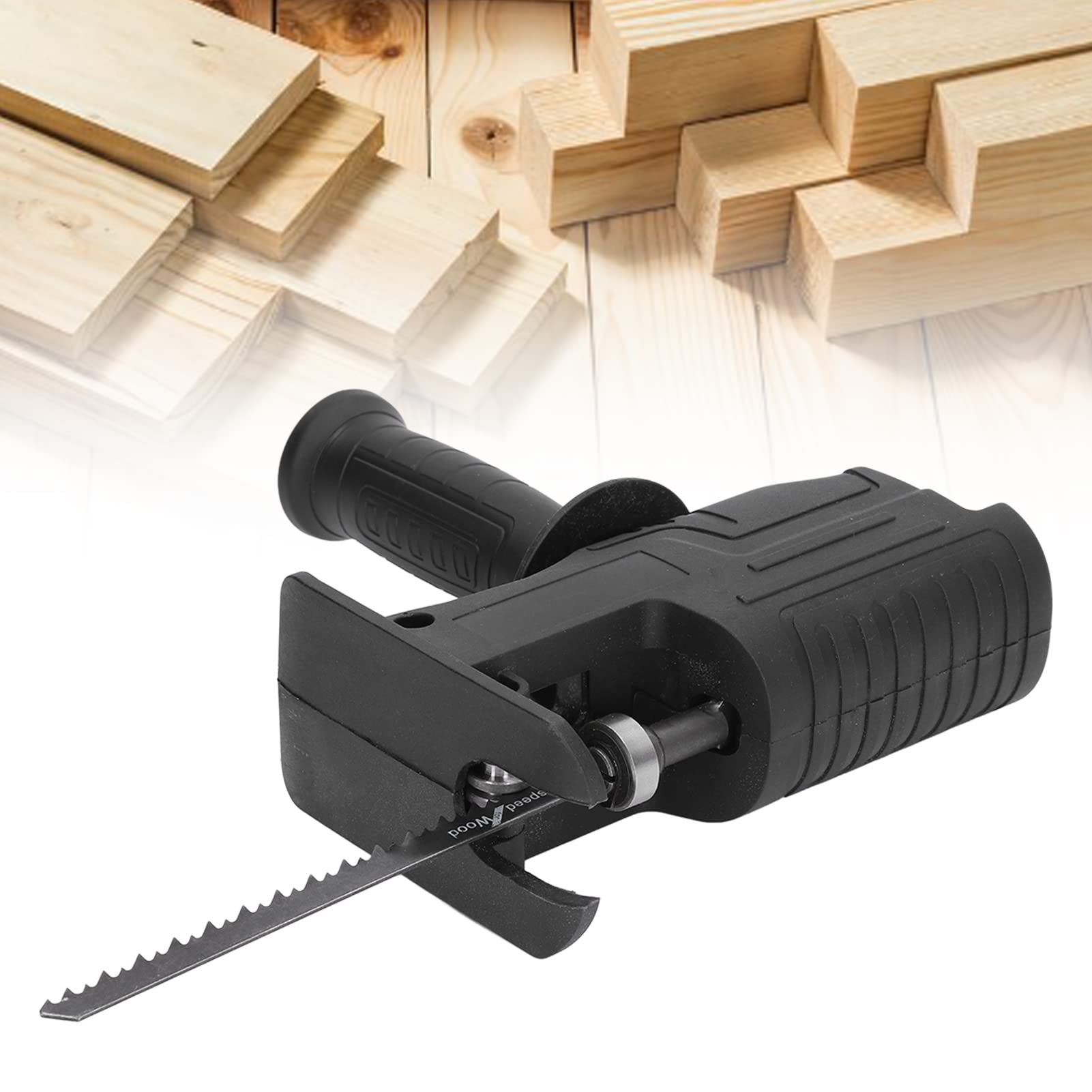 Adaptador de Sierra Recíproca Portátil Kit de Mango de Adaptador de Motosierra con Mango Ergonómico para Carpintería