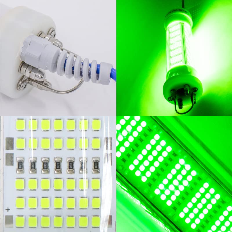 Amazon.co.jp: FUNKS 集魚灯 グリーン 200w LED 集魚ライト 水中
