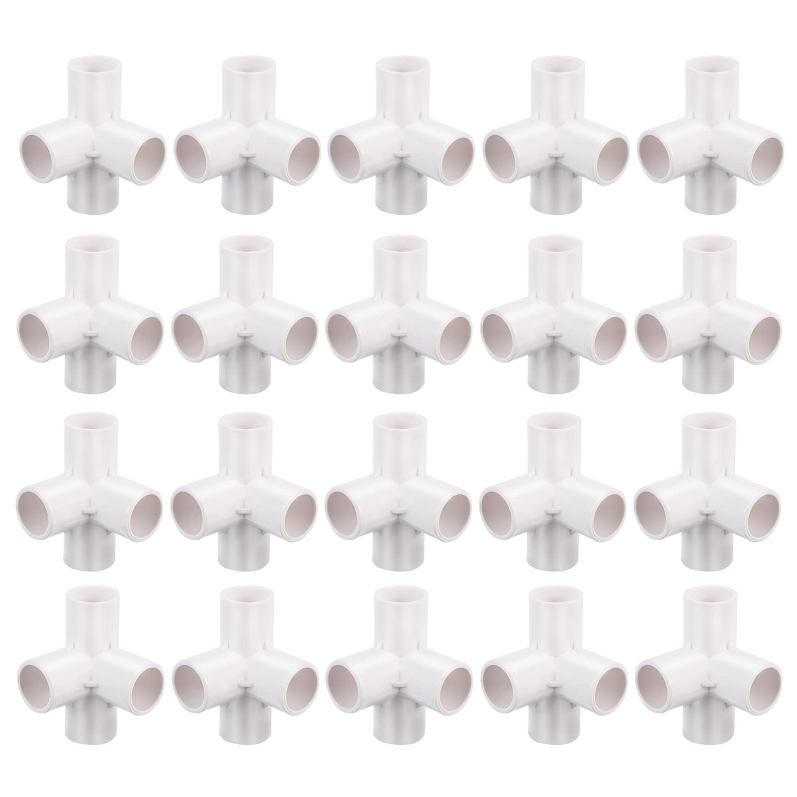 Buy Balacoo 20 pcs 4 Way Fitting Water Pipe Connector PVC Pipe