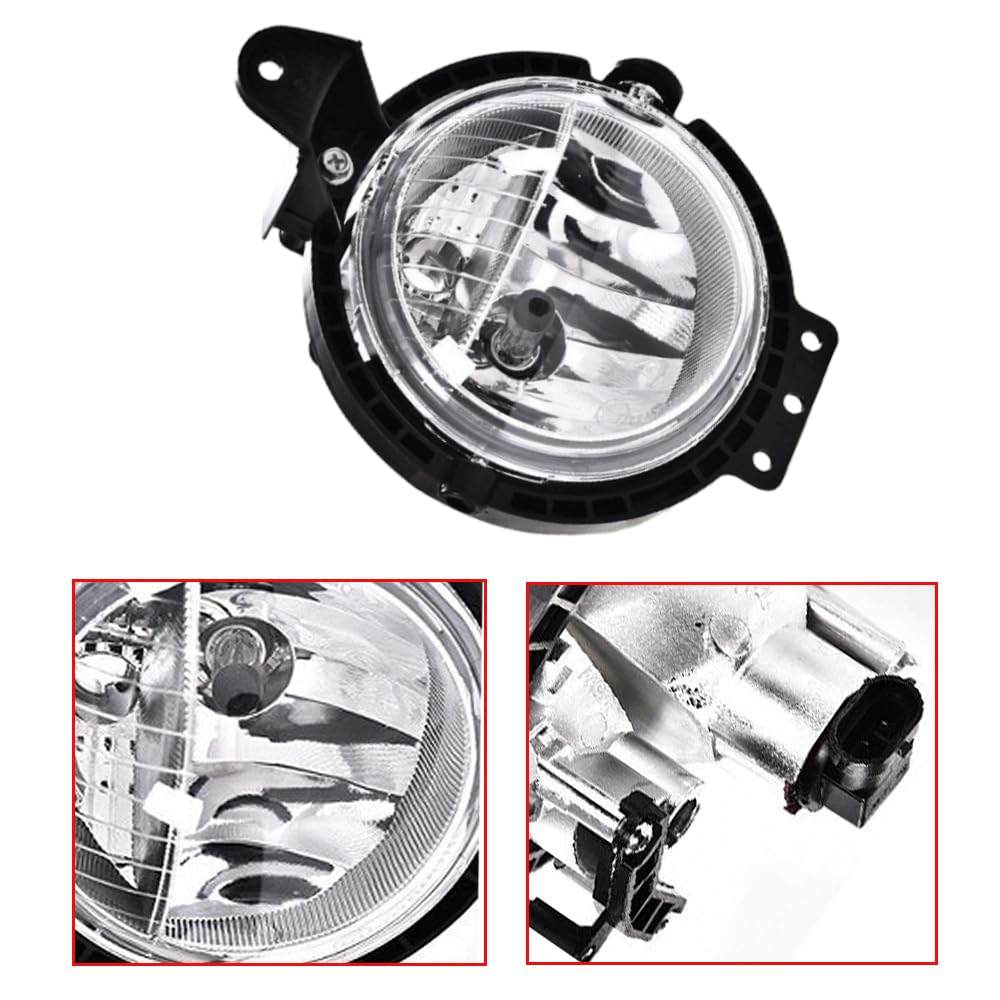 Riloer 2pcs auto fendinebbia anteriori, paraurti sinistro destro fendinebbia sostituzione per BMVV M-ini R55 R56 R57 R58 R59 C-lubvan C-ooper C-lubman R-oadster C-ountryman