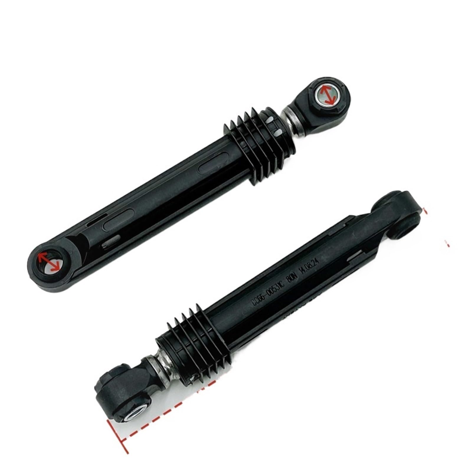 Amortiguador de lavadora DC66-00531C de alta resistencia con soporte de varilla de 80N