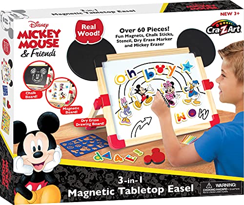 Tableau magnétique Mickey Disney pour apprendre à écrire sans écran