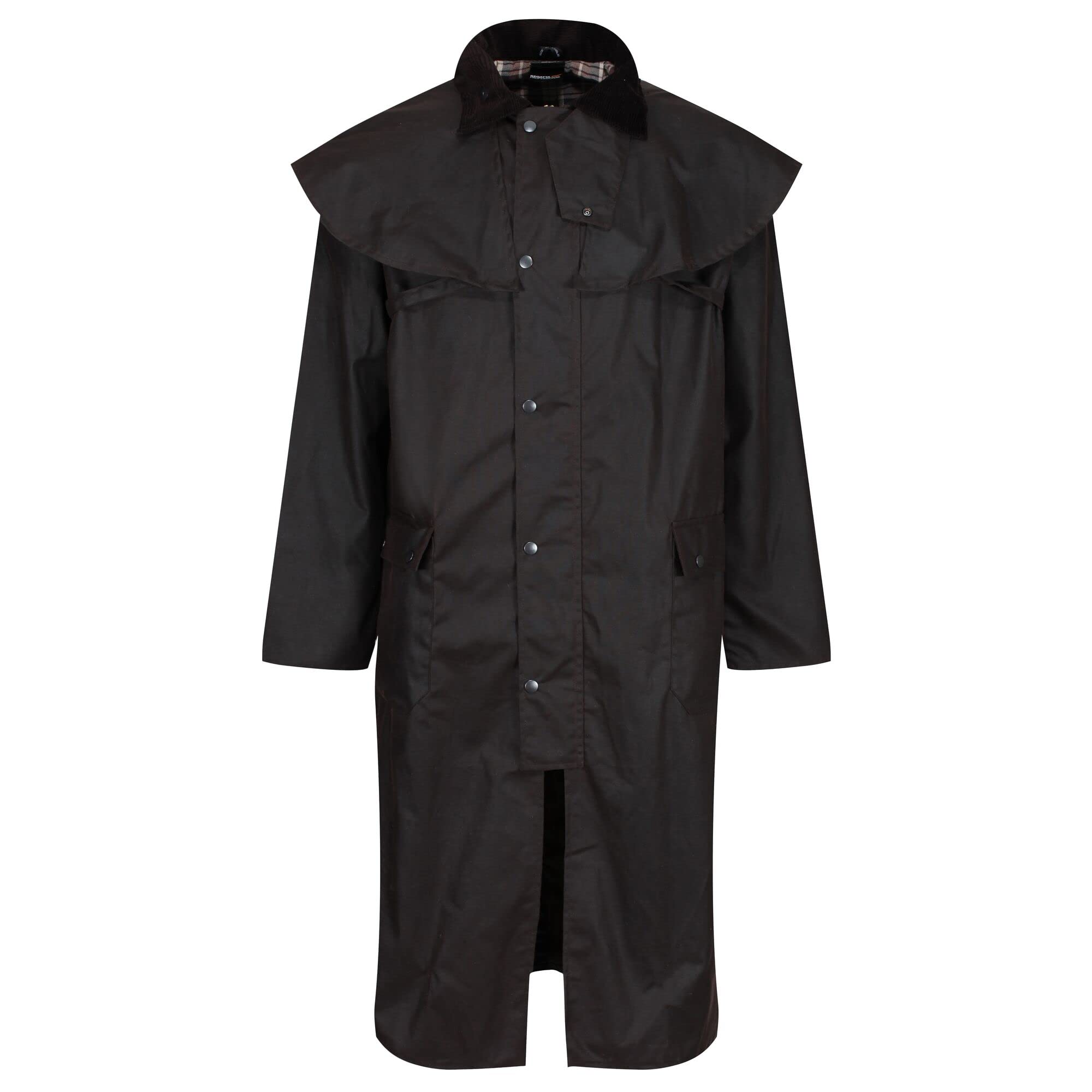 Regatta Professional Mens Cranbrook Longline Lightweight Wax Jacket - Perfect for Outdoors, Walking, Hiking & Camping
