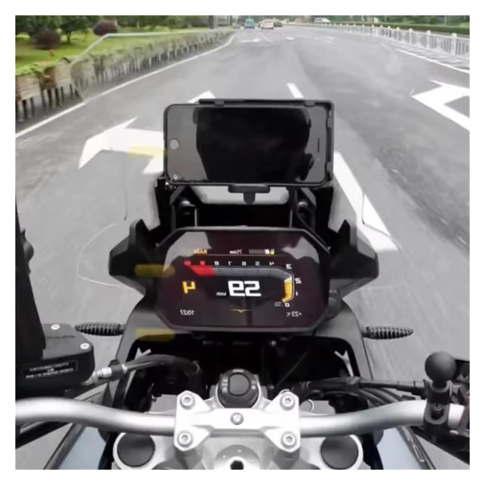 Moto Supporto Navigatore GPS Per BMW F900 XR F900XR F 900 2020-2025 Staffa Navigazione GPS Supporto Moto Espansione Telefono Mobile Porta Telefono Moto