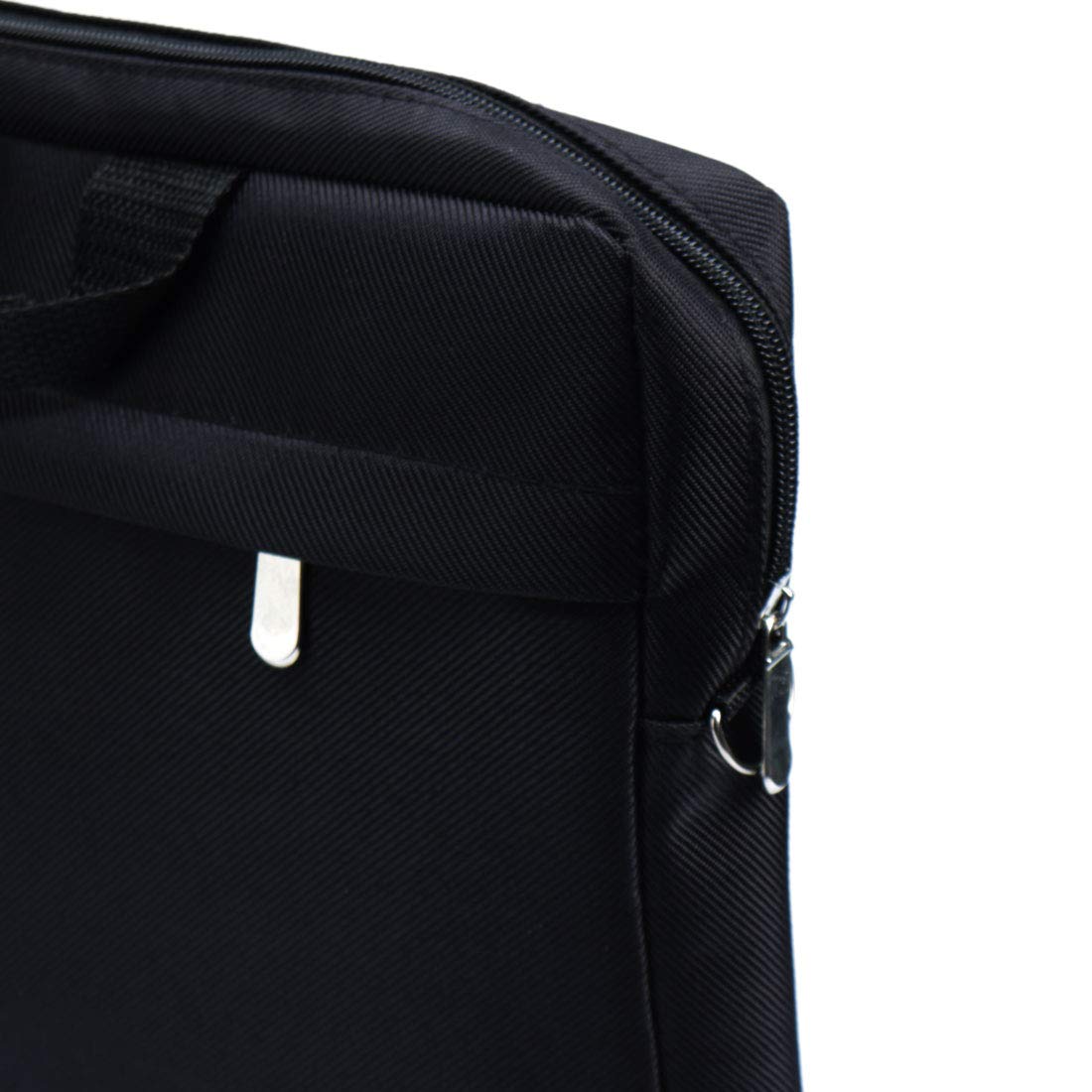 Uxcell 15 Inch Water-Resistant Laptop Briefcase Bag - Shockproof Crossbody Messenger Bag For Travel & College, Gray - View #8