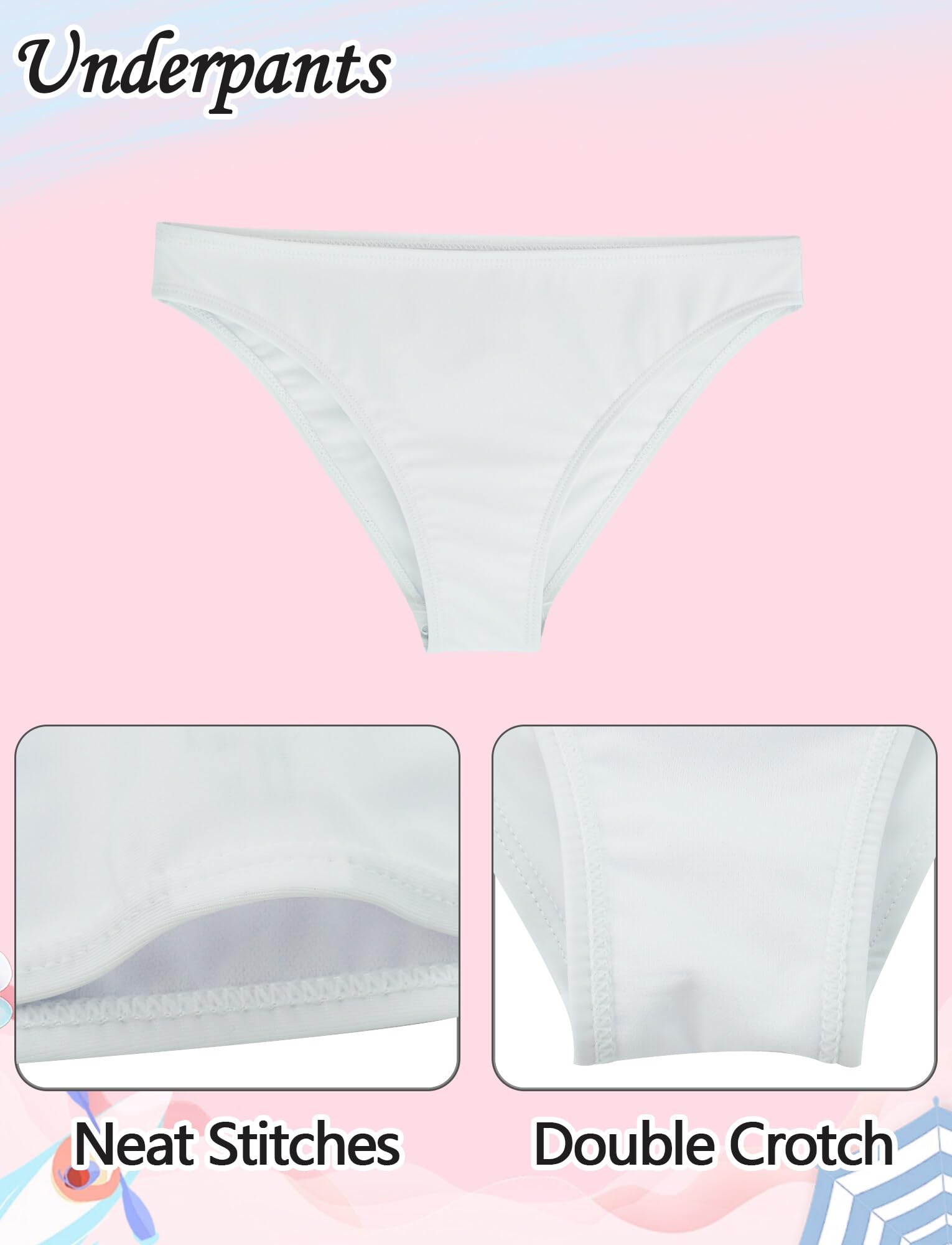 SEAUR 3 Pezzo Costume da Bagno per Bambini Ragazze Top Canotta Cool Slip Bikini Gonna da Bagno Set di Abbigliamento da Spiaggia Piscina per 8-14 Anni