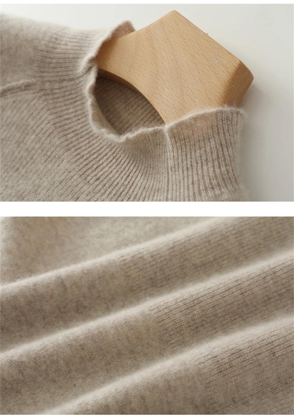 Maglione da donna in lana lavorato a maglia, maglione da donna per autunno e inverno, maglione lungo ispessito