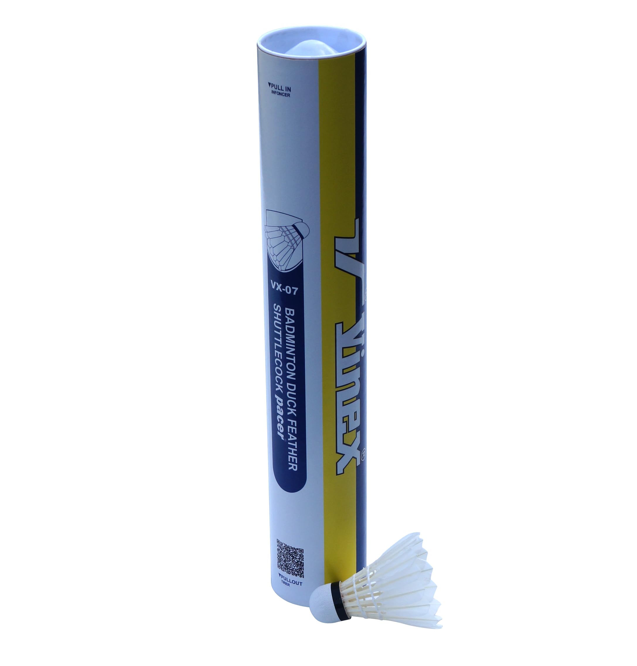 Vinex Badminton Duck Feather Shuttlecock - Pacer, 1 Pack of 12 Pcs (B0CY59PBLF) Amazon Price History, Amazon Price Tracker