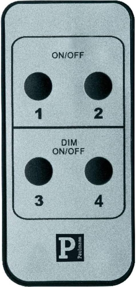 Paulmann 950.73 Remote Control with ON/OFF and Dimming Buttons