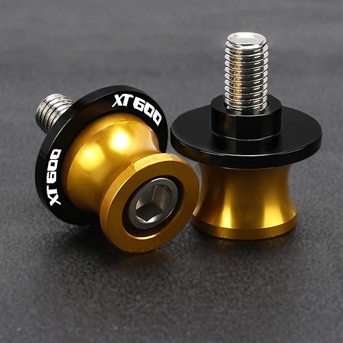 Miniatura 12 de Tornillos de soporte para Yamaha XT660 XT660X XT660R XT660Z 2004-2012 2013 2014 2015 2016 2017-2022+ deslizadores de basculante de motocicleta Gris