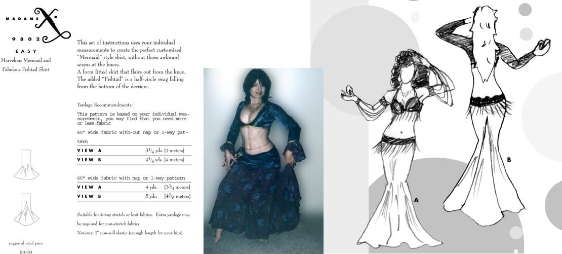 The Marvelous Mermaid and Fabulous Fishtail Skirt Pattern