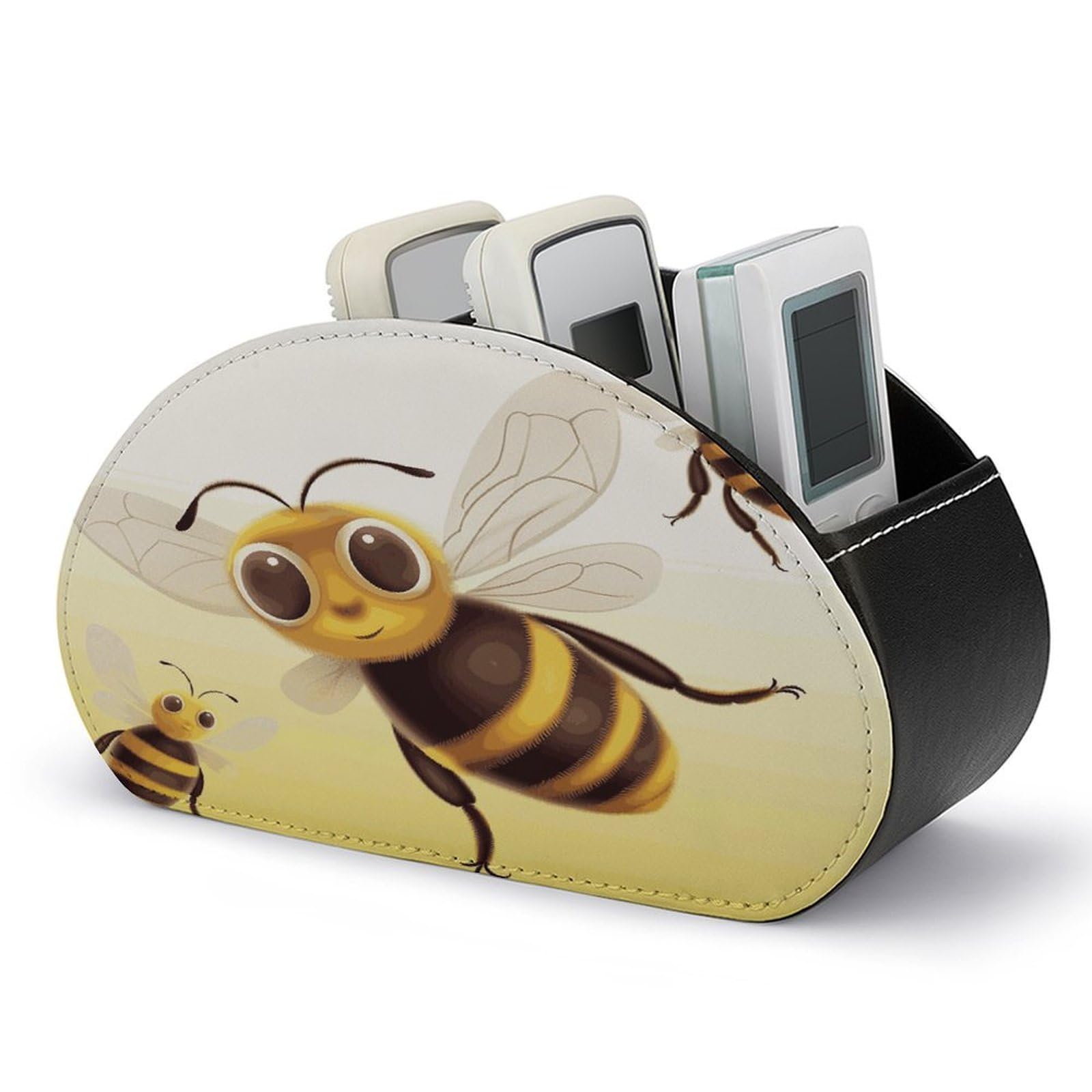 Btcowzrv Style Honey Bee1 Remote Control Holder With 5 Compartments