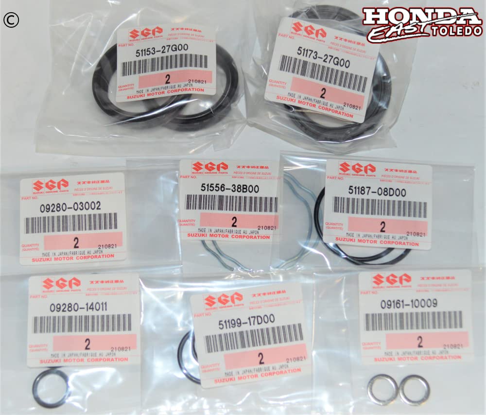 あい Suzuki GSX-R600 GSX-R750 Genuine Fork Seal Kit 2004-2005 Genuine