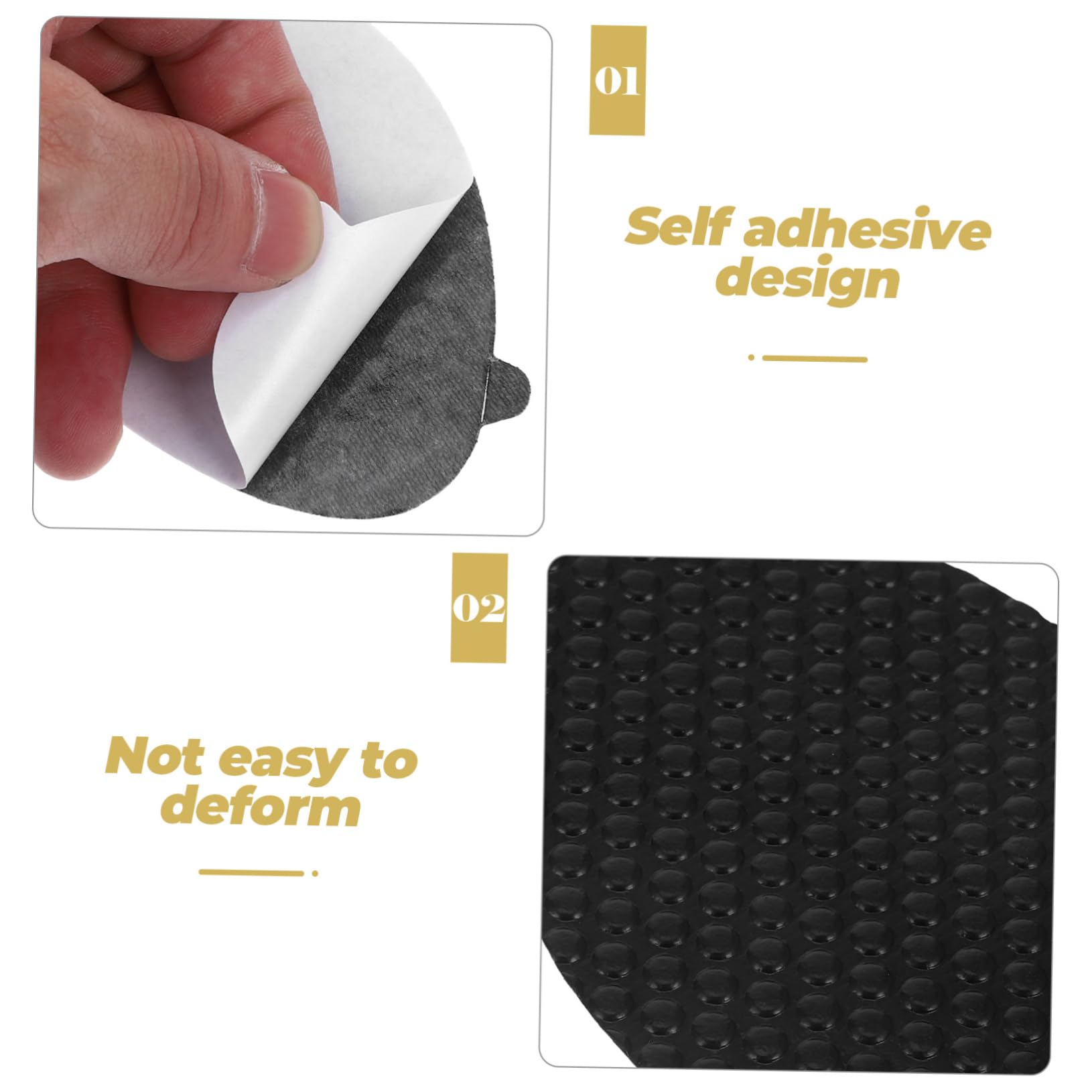 Didiseaon 50pares Almohadillas Antideslizantes Para Tacones Heel Pads De Gel Para Zapatos Protección y Estabilidad El Talón Instalación y