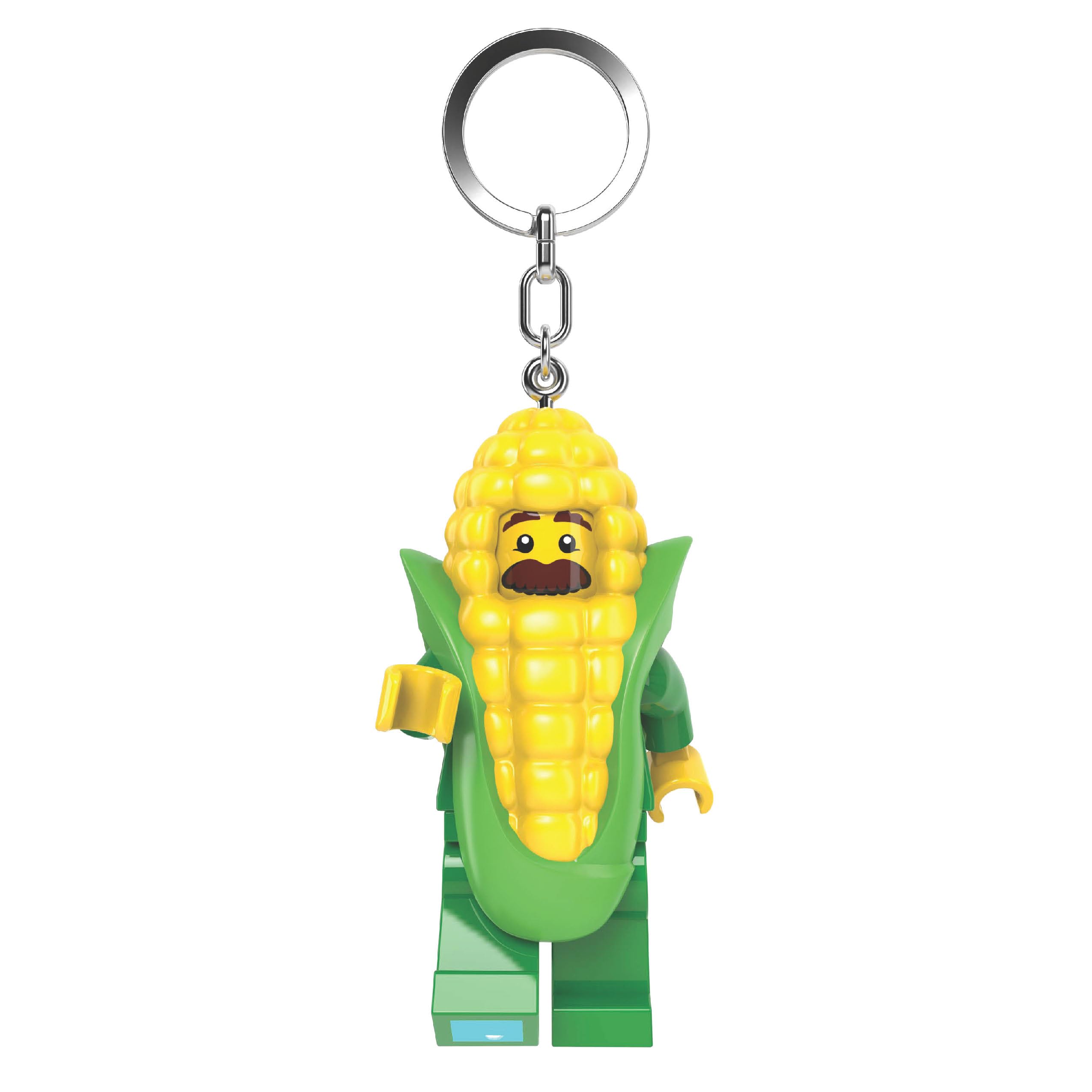 Lego Minifigures - Large 3 Inch Tall Figure Keychain Light - Corn Cob Guy (KE242H)