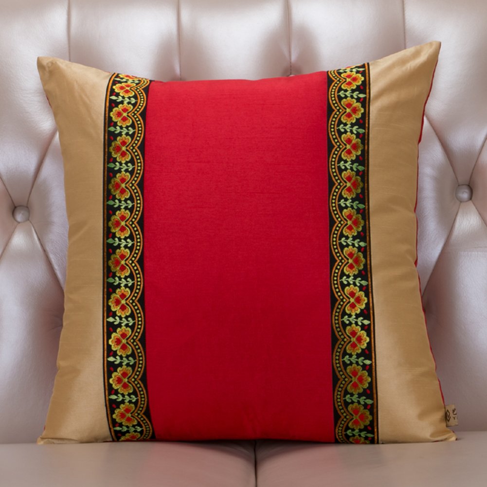 Grand oreiller style national 60x60 soulager votre dos sur le canapé