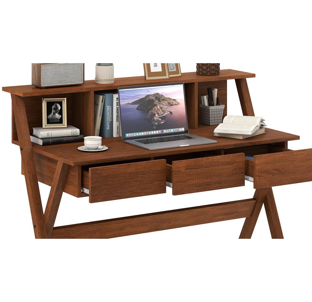Amazon.com: Giantex Mid Century Modern Desk with 3 Drawers