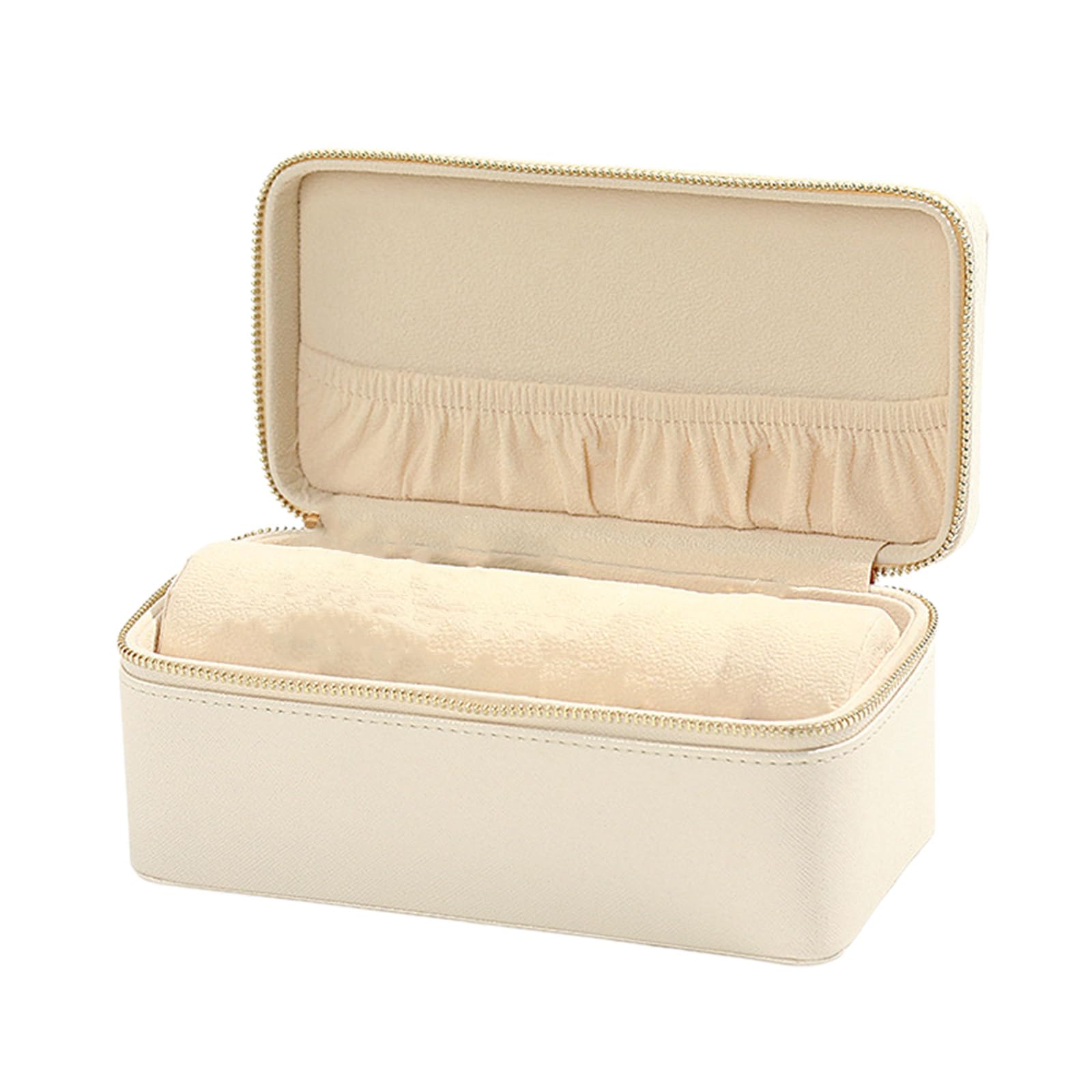 Support de Bijoux Double Couches Boîte de Rangement Cuir PU Maison - 7