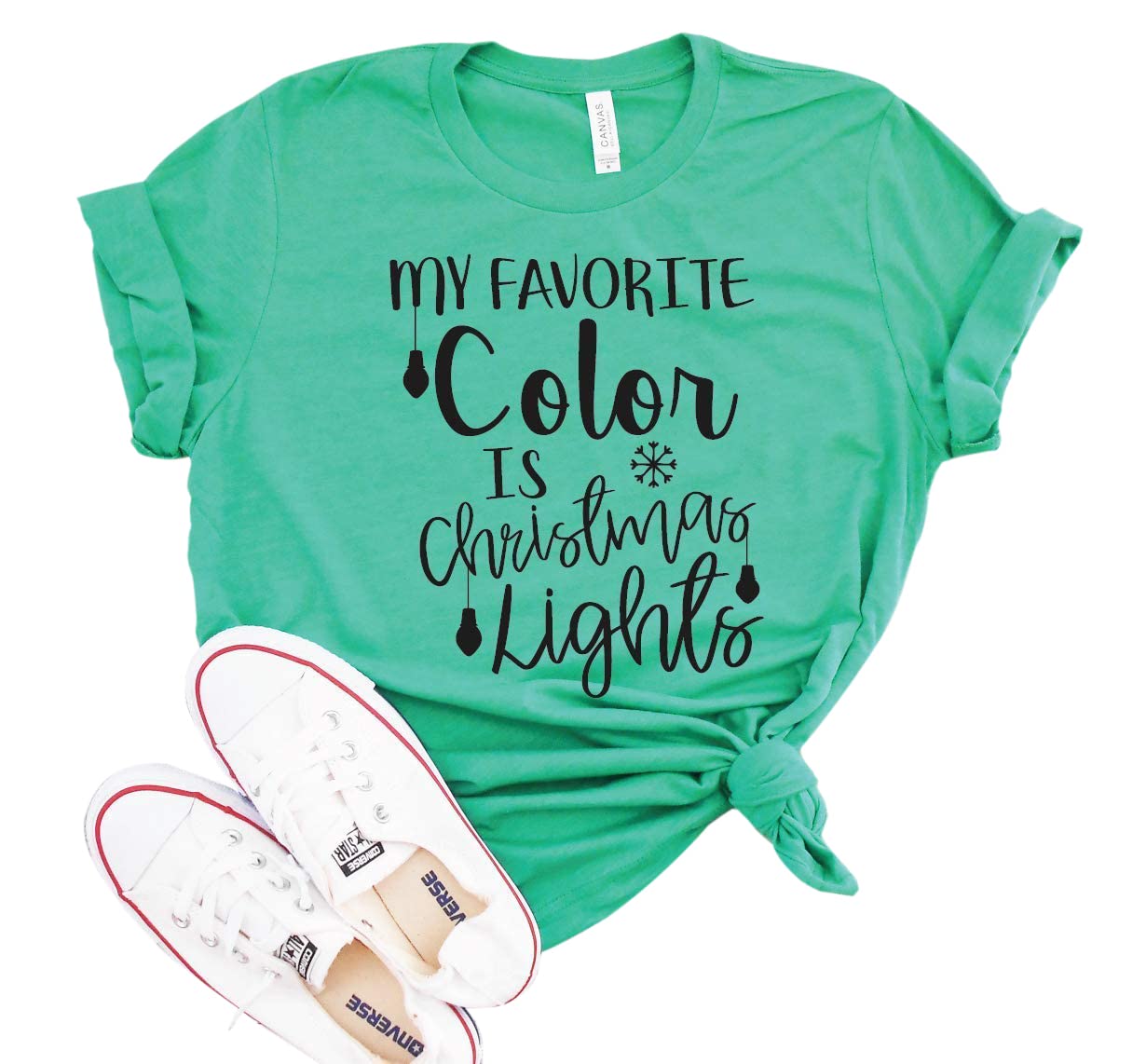 My Favorite Color Is Christmas Lights Shirt Christmas