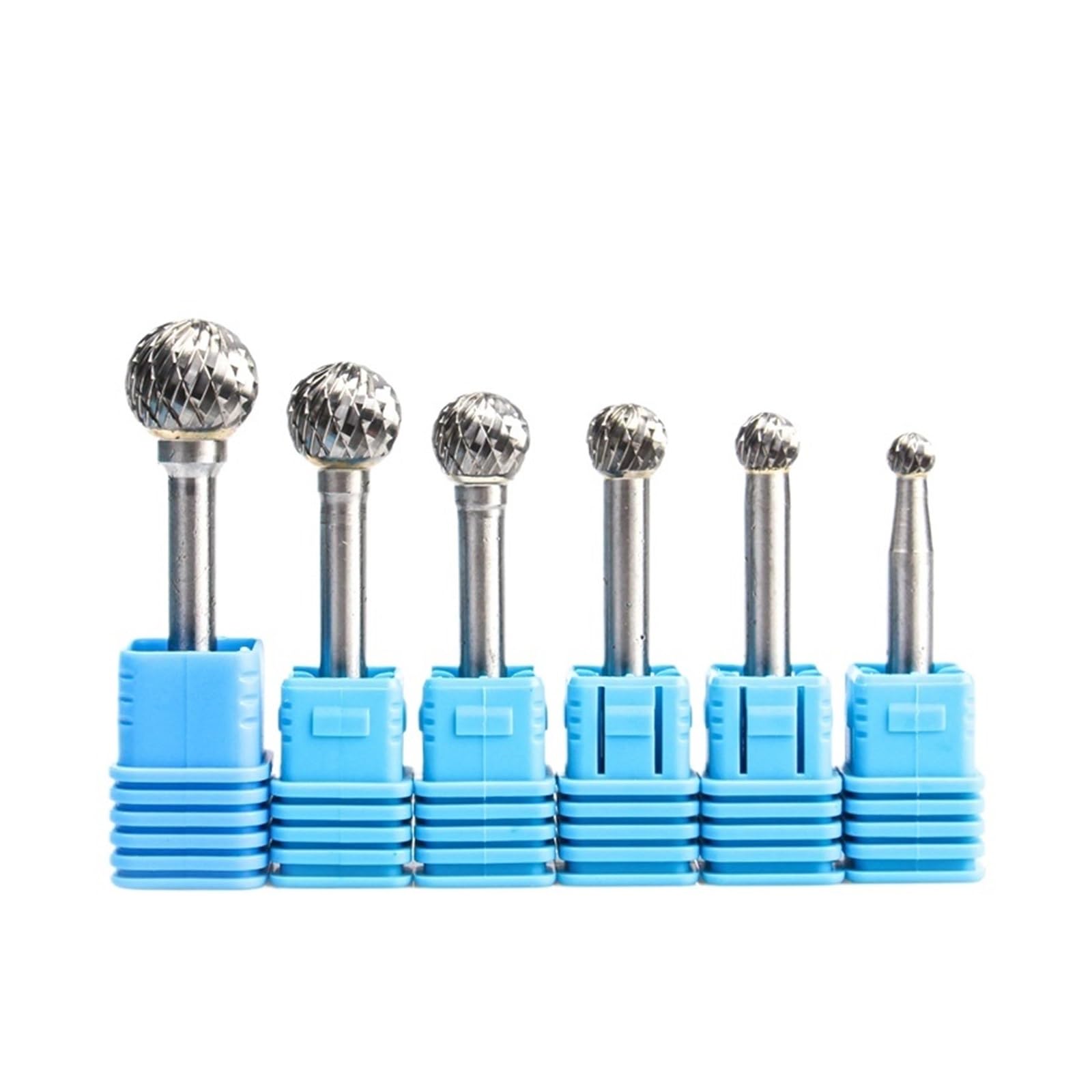 brocas para clavos, Fresa de Metal duro con cabezal molienda for tallado acero tungsteno, Lima rotativa aleación cobre(DX0807M06)