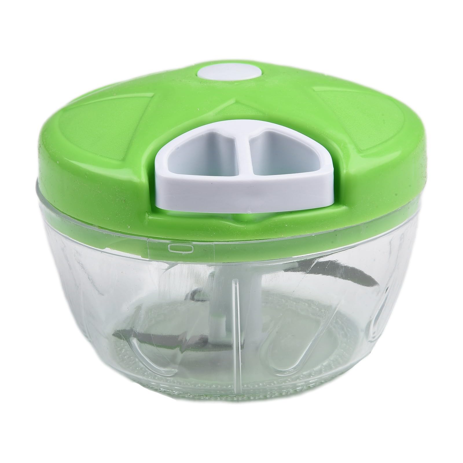 NINMORTH Handheld Bait Mixing Mill Pulverizer Blender for Fishing, 12.5 x 9 cm, ABS + for Stainless Steel, Manual Meat Grinder with Transparent Design
