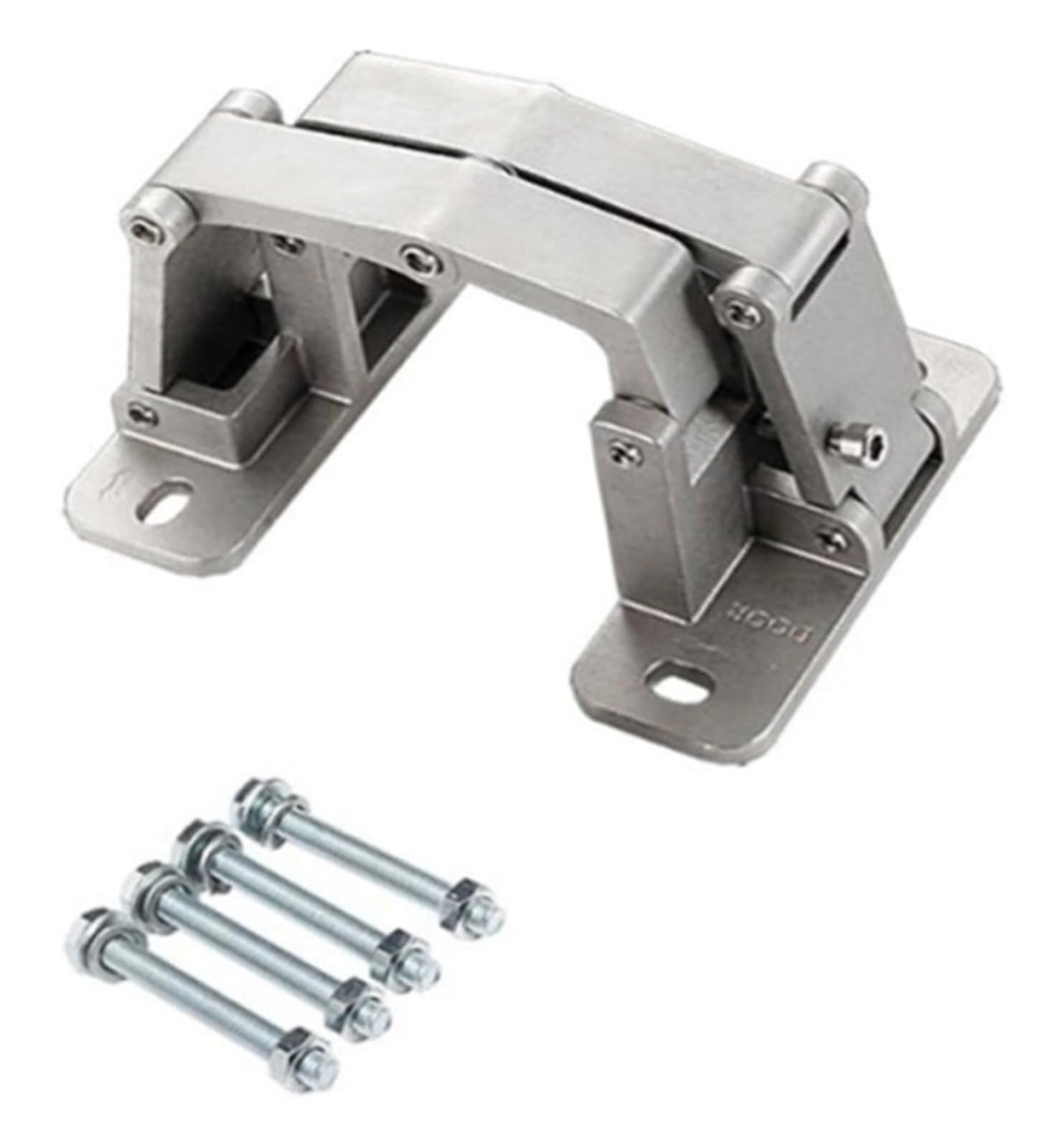 Bisagra de ángulo de 180 grados de alta resistencia for puertas de piedra, bisagra for boca de incendios con gran capacidad de carga, construcción de acero inoxidable.(150kg)
