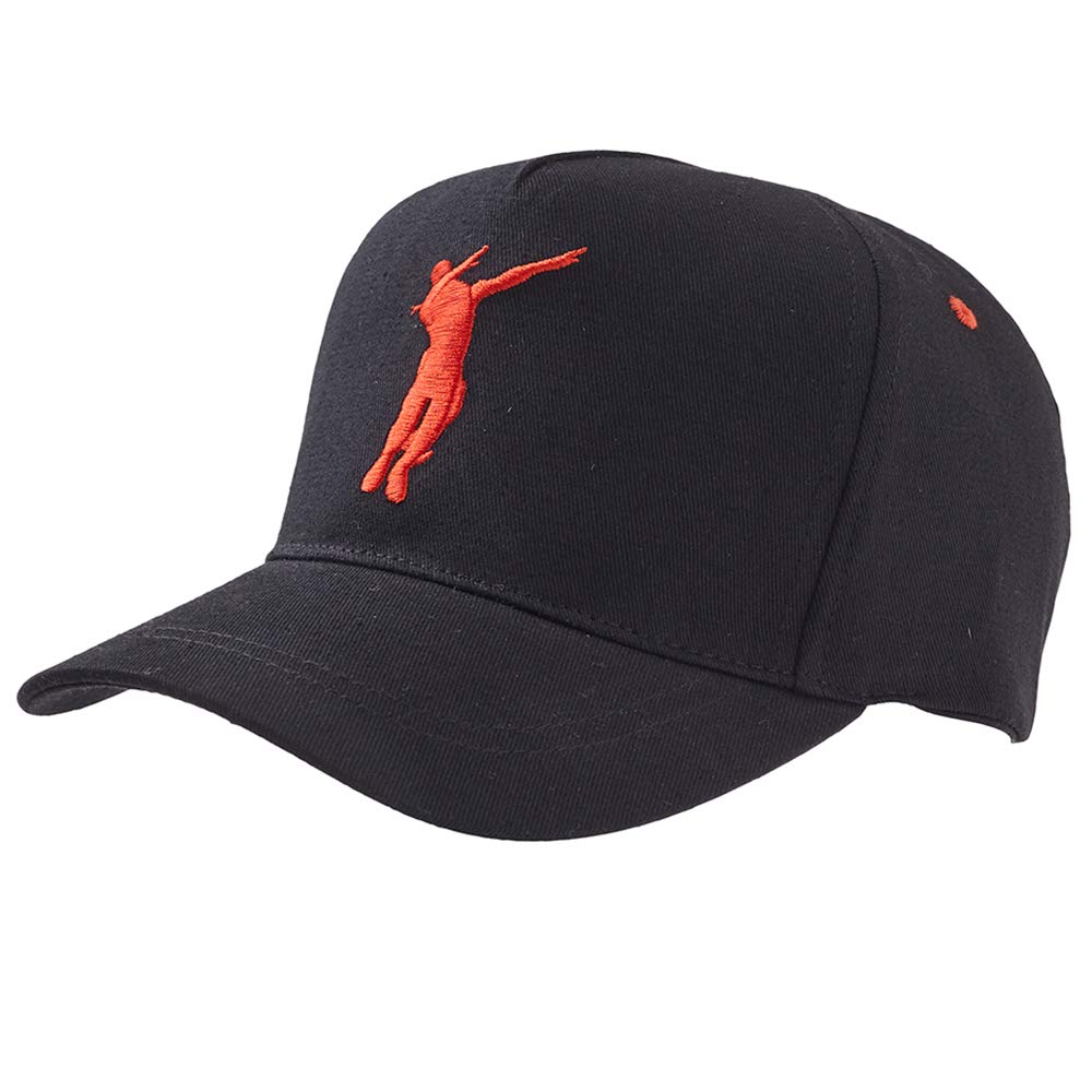Boys Girls Kids Gaming Knitted Beanie Hats Baseball Peak Caps UK Seller - Red Dab Peak Cap - 6-10 Years