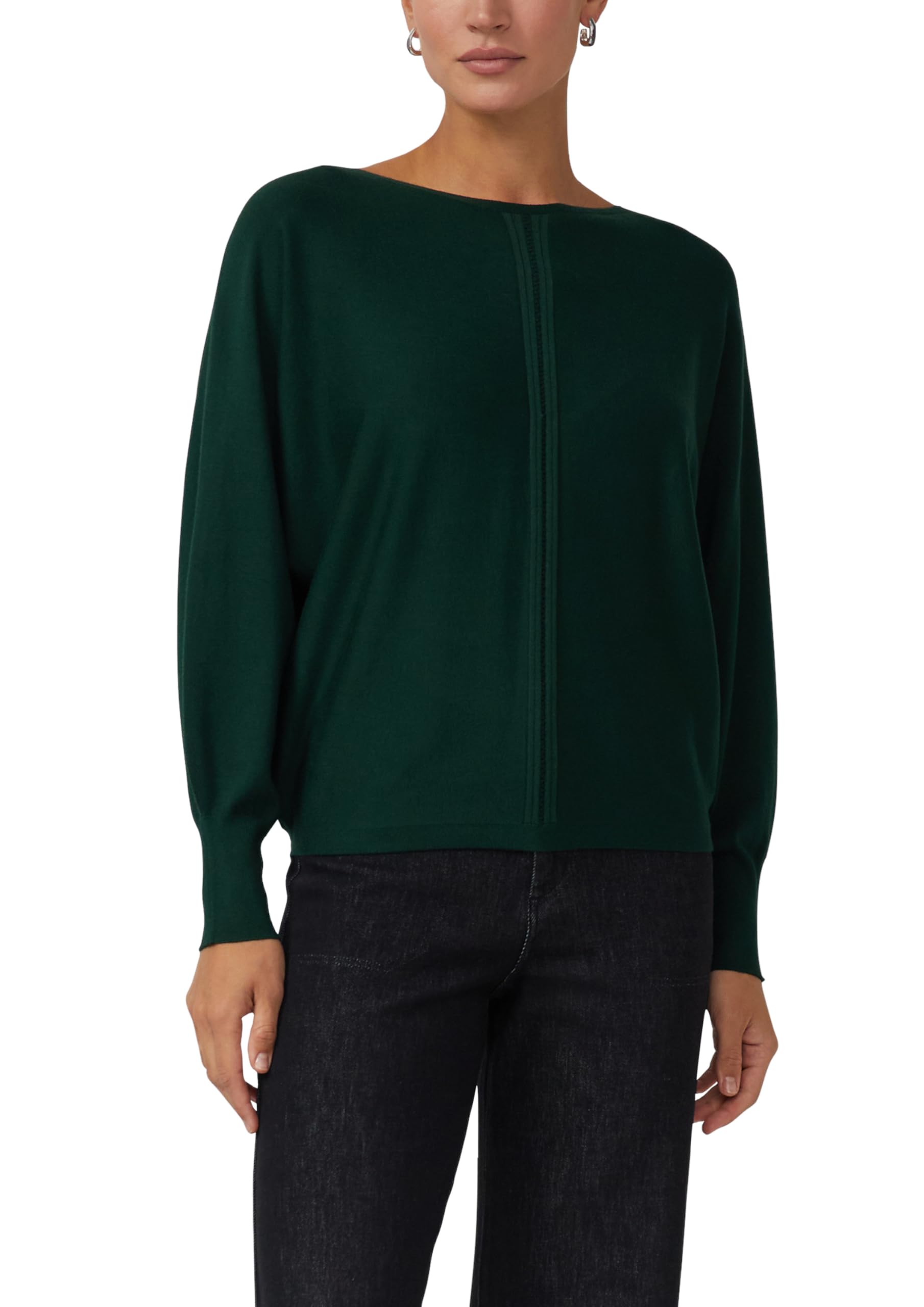 s.Oliver Feinstrick-Pullover im Relaxed Fit mit Ajour-Details