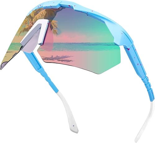 SMINDER Gafas de sol polarizadas para ciclismo gafas deportivas UV400 para hombres y mujeres gafas de sol de béisbol gafas de ciclismo de protección