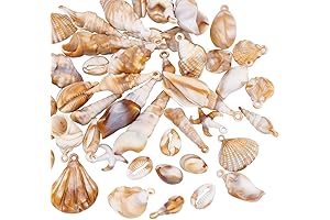 PH PandaHall Acrylic and Imitation Seashell Pendants