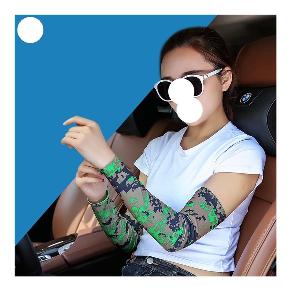 Unisex Fresco Braccio Maniche Uomo Sport Corsa Anti-UV Outdoor Pesca Ciclismo Maniche Braccio Nascondere Tatuaggi