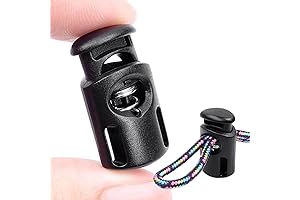 10 PCS Plastic Spring Cord Locks for Drawstring, Paracord Spring Cord Locks