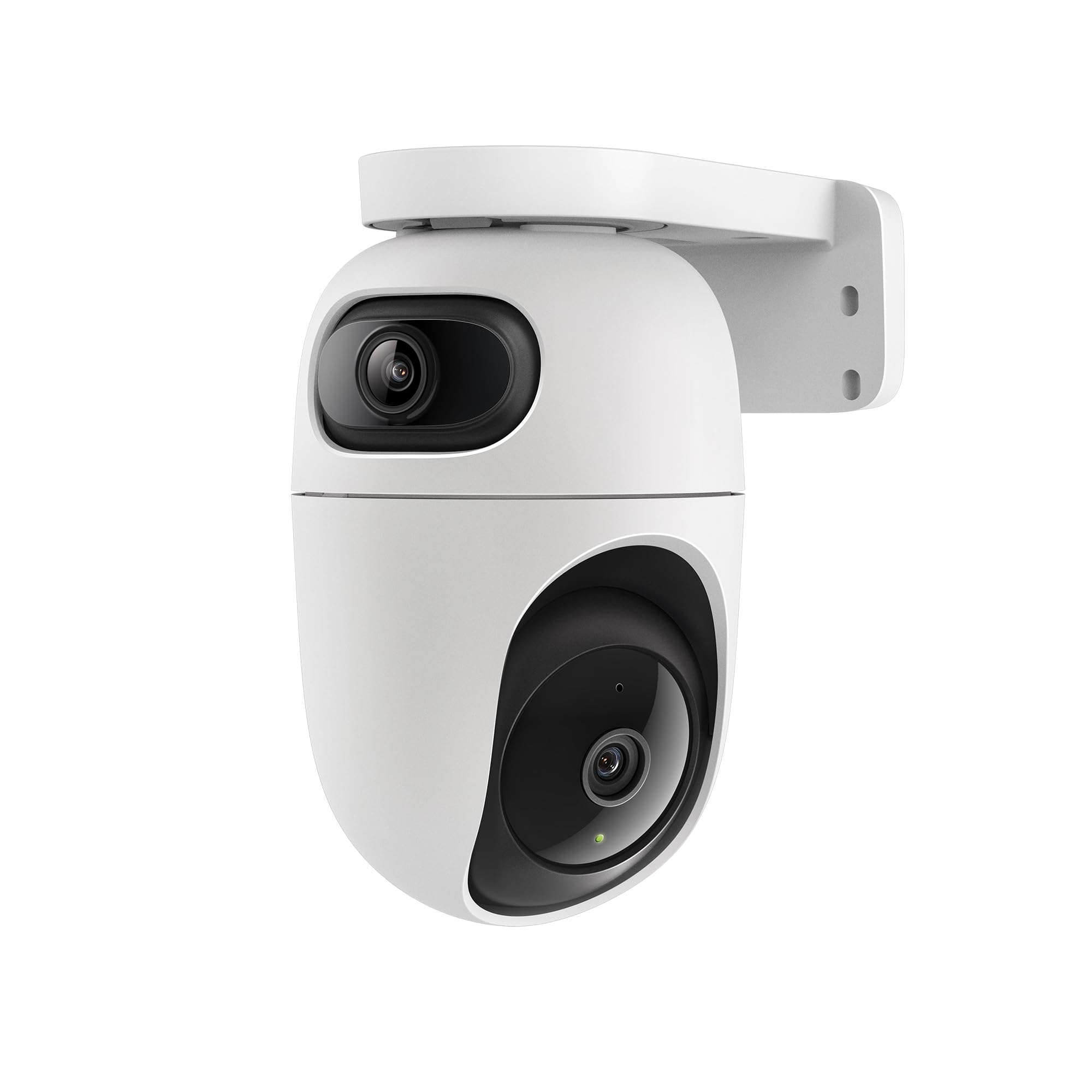 Tapo C245D Dual Kamera Überwachung Innen, 2K Weitwinkel- & Teleobjektiv, 2 Bereiche gleichzeitig überwachen, KI-Erkennung ohne ABO, IR-Nachtsicht, lokale Speicher mit Micro-SD oder H500 CentralHub