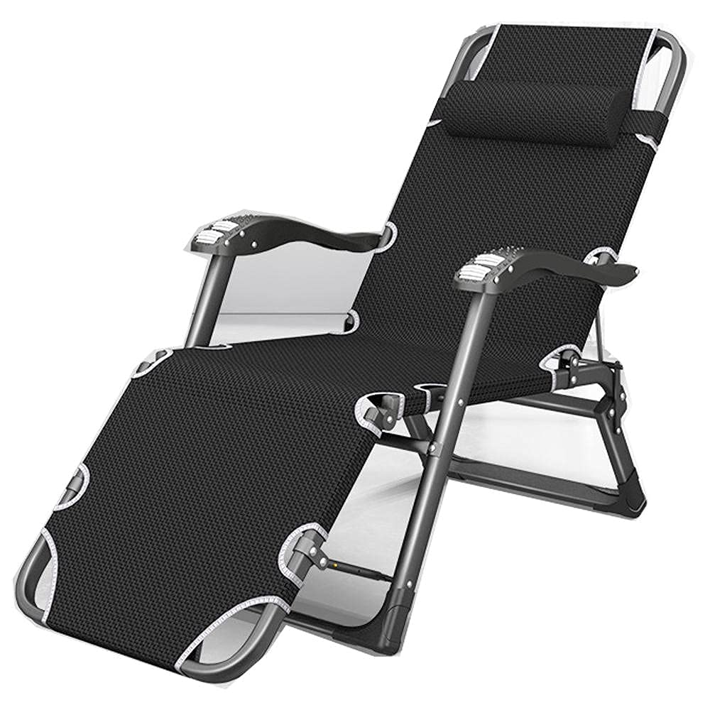 Chaise de camping pliante inclinable finis les maux de dos grâce aux pieds en acier