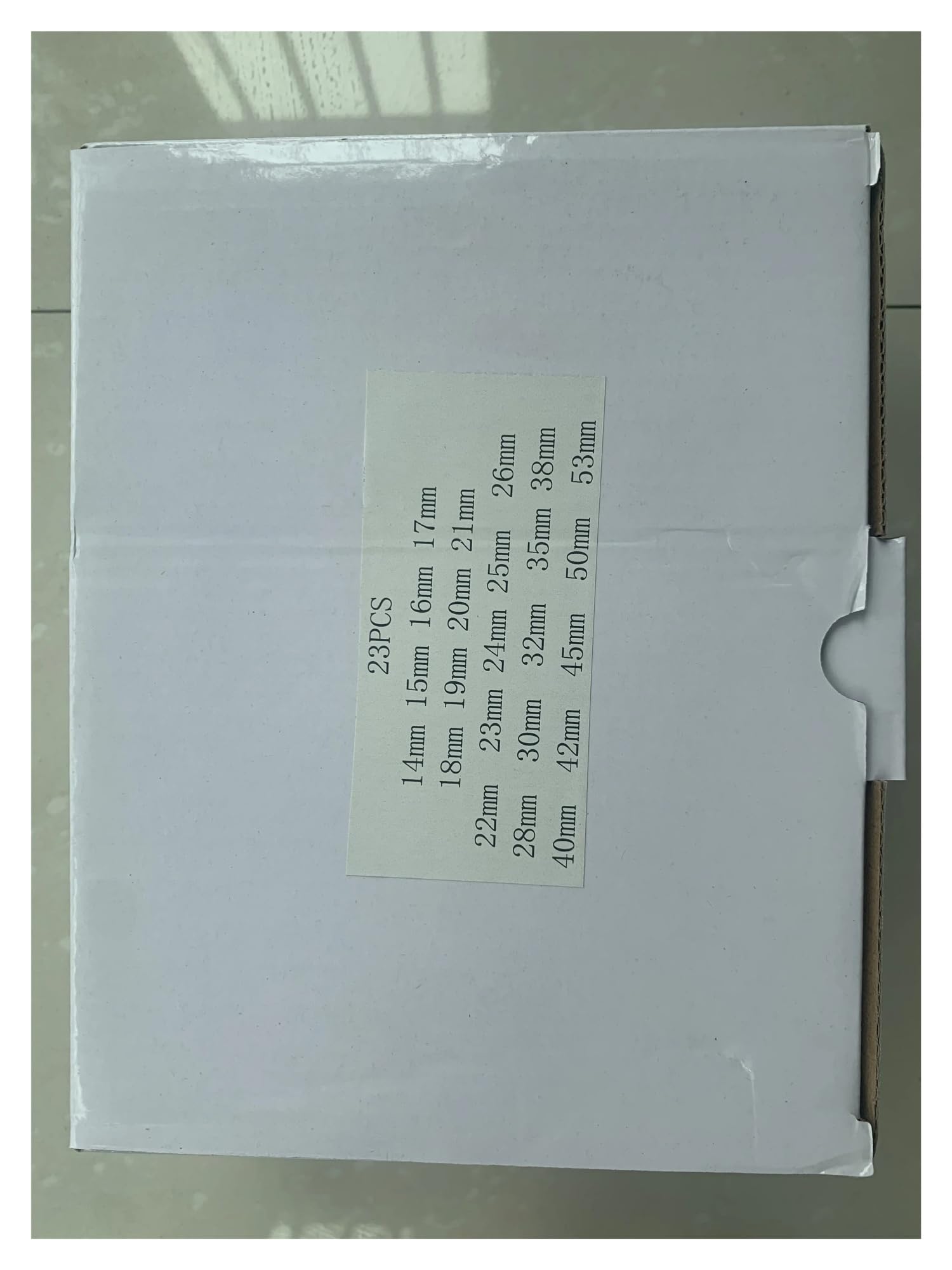Juego de 16 Uds./20 piezas/23 De brocas 14-50mm, sierra perforadora autocentrante for carpintería(23PCS 14-53MM)