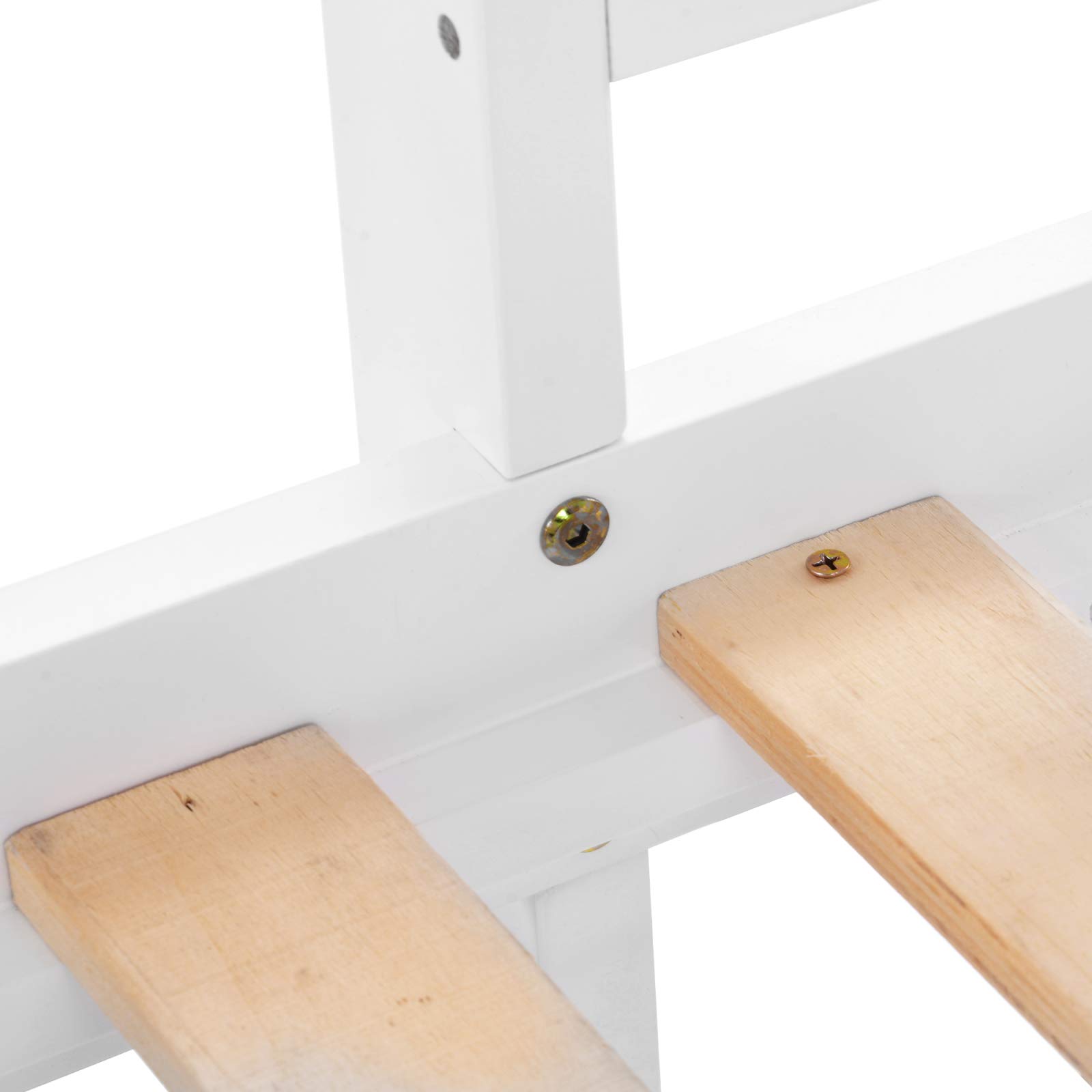 Buy VSTAR66 Wooden Childrens Bunk Bed with Adjustable Ladder & Slide