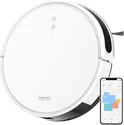 DREAME M1 Robô Aspirador e Passa Pano 2 em 1,Sucção de 4500Pa, Navegação LiDAR a laser, Sobe 20 mm, Antiqueda, Retorna/retoma, App & Voz (Alexa/Google/Siri), bivolt