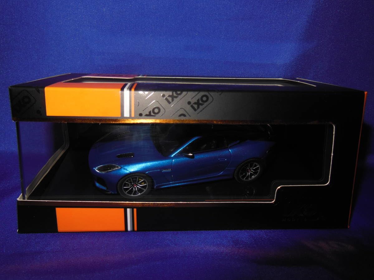 Amazon | 1/43 ジャガー JAGUAR F-TYPE SVR 2016年 青 ハイ