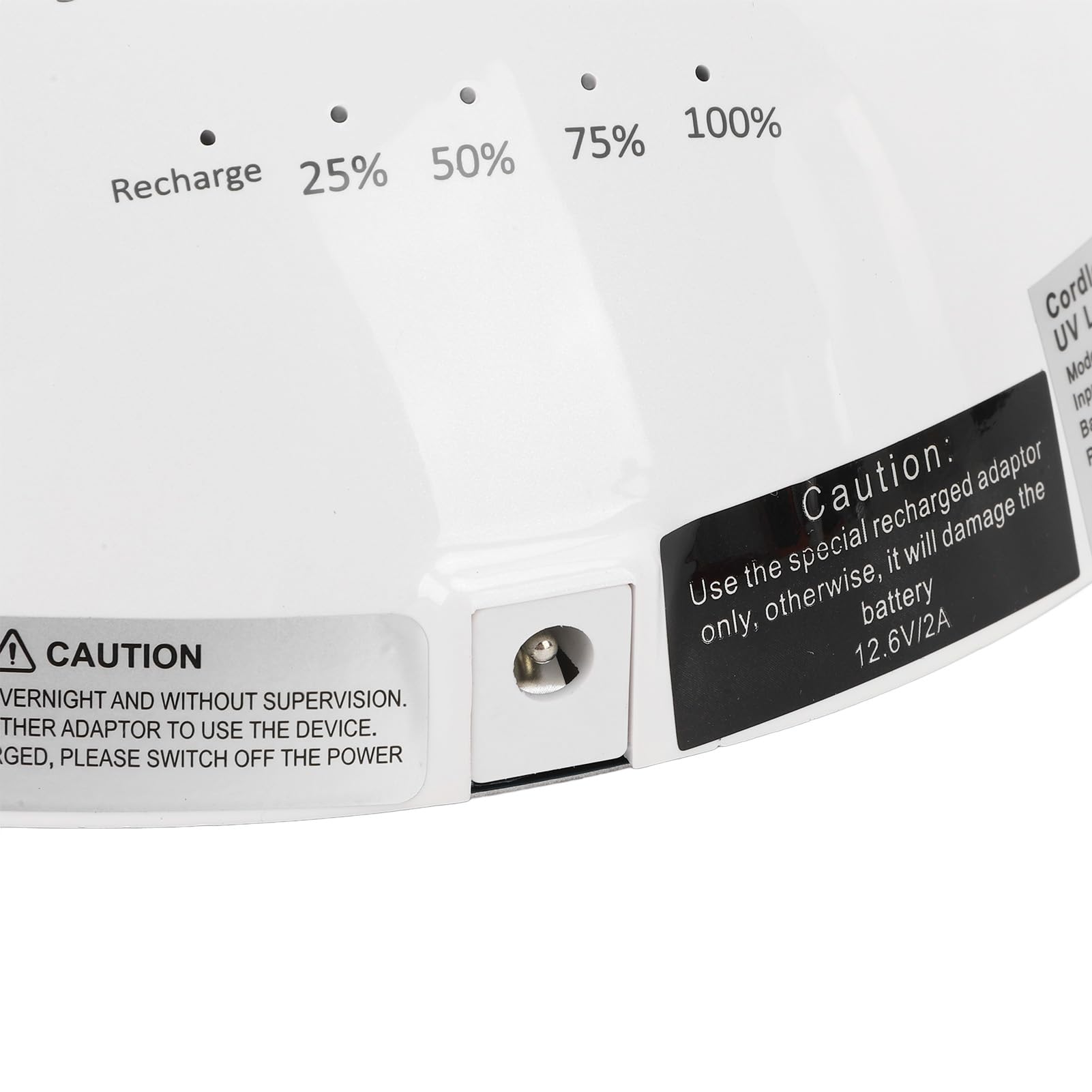 Lampada per Unghie Lampada per Unghie Lampada per Polimerizzare Smalto per Unghie, Potente Lampada per Unghie da 51 Pezzi Lampada Portatile per Unghie a LED UV a (Spina europea)