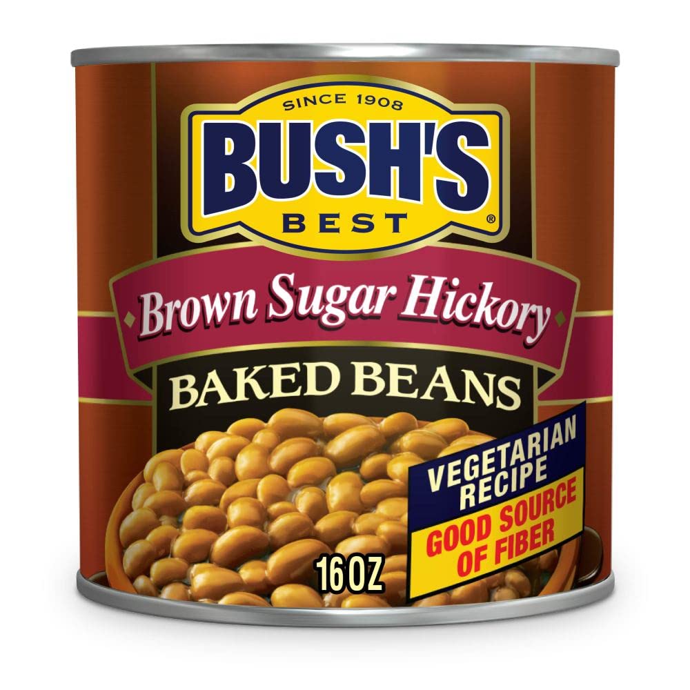 BUSH'S BEST Brown Sugar Hickory Baked Beans, Source Of