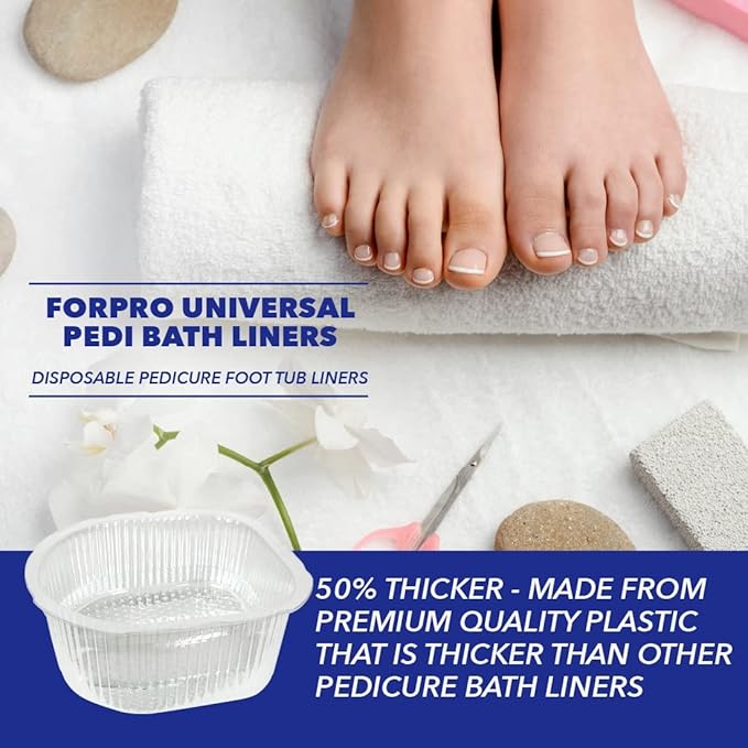 ForPro Universal Pedi Bath Liners 100 Unidades Desechables miniatura 7