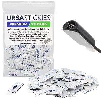 URSA Straps Premium MiniMount Stickies 60 Pack 22 x 11 mm