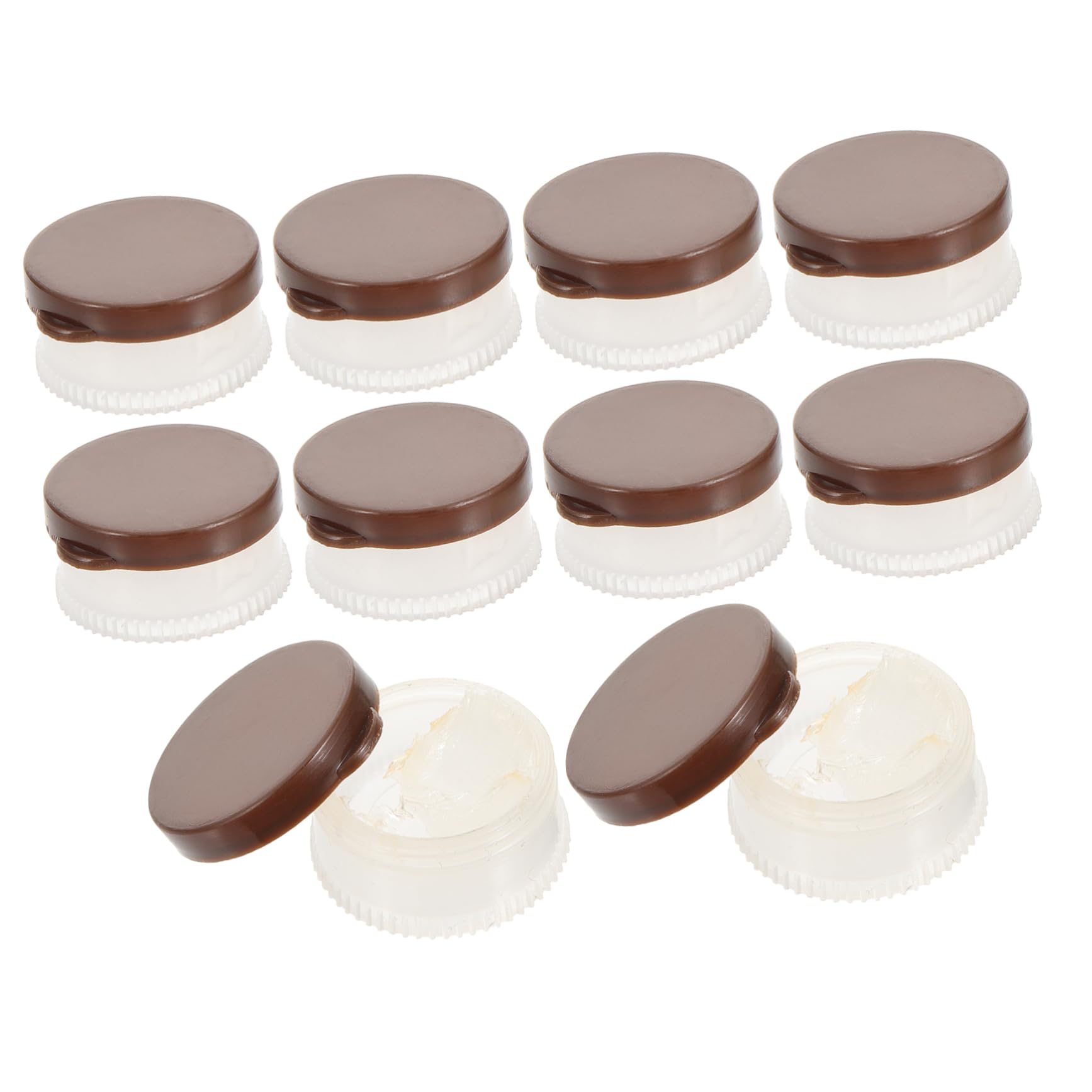 Yardwe 10pcs Brass Instrument Maintenance Grease Lightweight Lubricating Oil for Trumpets Trombones and Saxophones High for Key and Piston Longevity