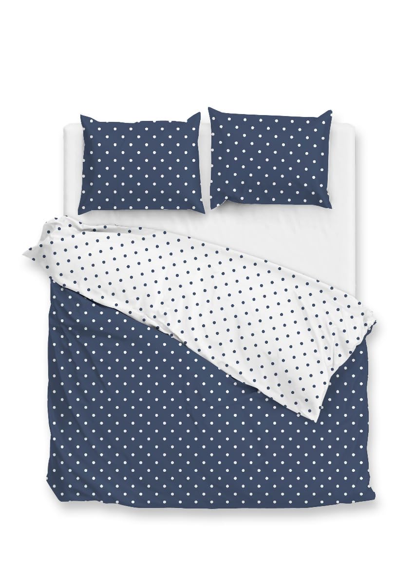 Housse de couette coton Zo!Home Punta di Cotone Maritime Blue 240x200 cm