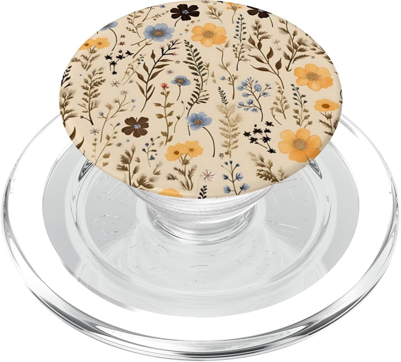 Mixed Flower Bouquet Floral Pattern Wildflowers PopSockets MagSafe PopGrip for iPhone