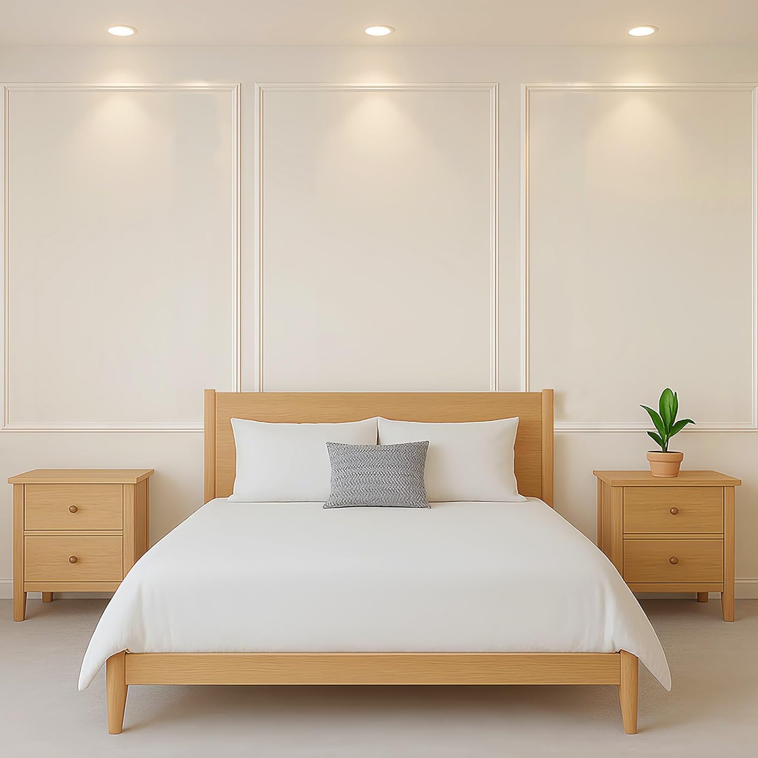 6-Frame Premade Peel and Stick Wall Molding Kit,Pre-Cut W-All Mo-lding Set,Living Room Bedroom Accent Wall Molding Kit,Self Adhesive Installation(63 * 39IN,39 * 28IN)
