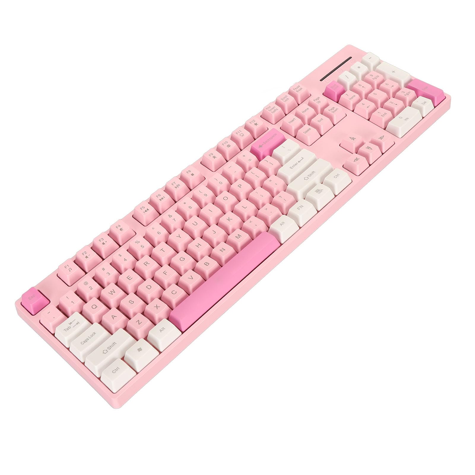 Clavier Filaire, Clavier 104 Touches, Interface USB pour Windows XP pour Jeu (Rose) (Rose)