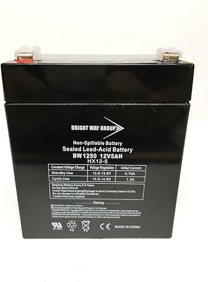 Amazon Com Bright Way Group 12v 5ah Home Alarm Battery With F2 Terminals Chamberlain Liftmaster Craftsman 4228 Replacement Battery For Battery Backup Equipped Garage Door Openers Bw1250 F2 Terminal Health Household Amazon Com Bright Way Group 12v 5ah Home Alarm Battery With F2 Terminals Chamberlain Liftmaster Craftsman 4228 Replacement Battery For Battery Backup Equipped Garage Door Openers Bw1250 F2 Terminal Health Household