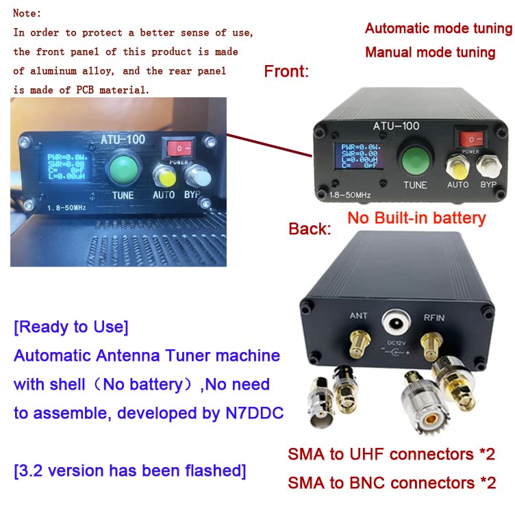 ATU-100 アマチュア無線　オートアンテナチューナー NEW ATU-100オートアンテナチューナー 1.8～30Mhz | HAMCITY