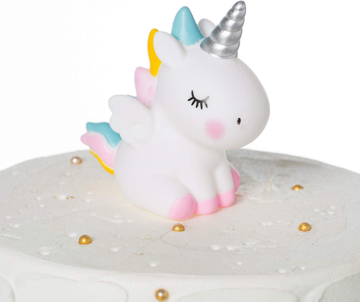 Unicorn Cake Topper Birthday Wedding Cake Flags Hot Air Balloon Cloud cake Birthday Party Baking Decoration Supplies